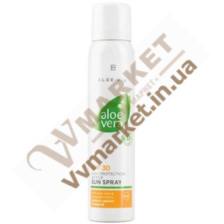 Aloe Vera Sun Солнцезащитный спрей SPF 30 Aloe Vera Sun Spray, 125мл, LR с доставкой вся Украина